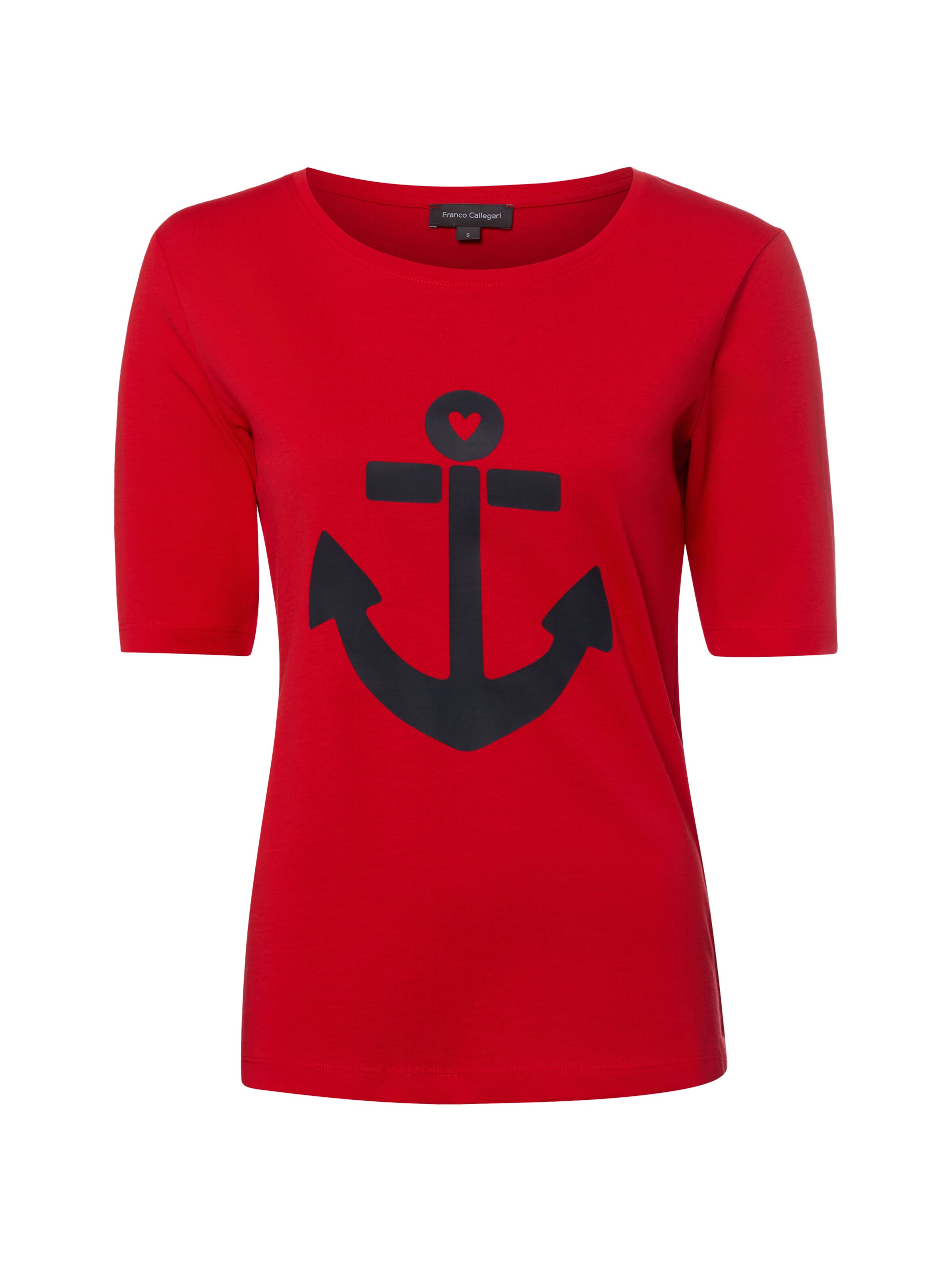 Franco Callegari T-Shirt in Rot: Vorderseite