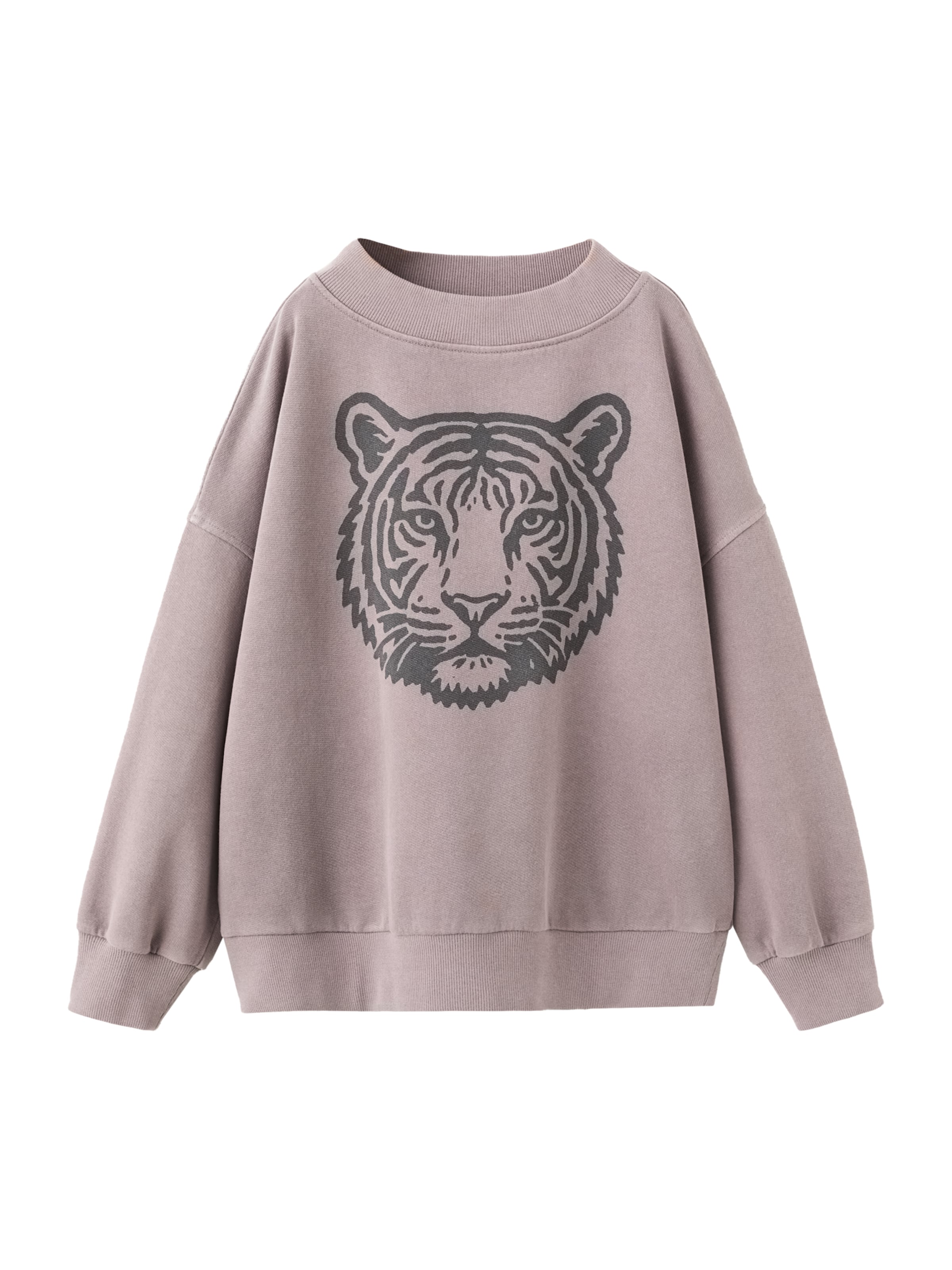 MANGO KIDS Mikina - Hnedá: predná strana