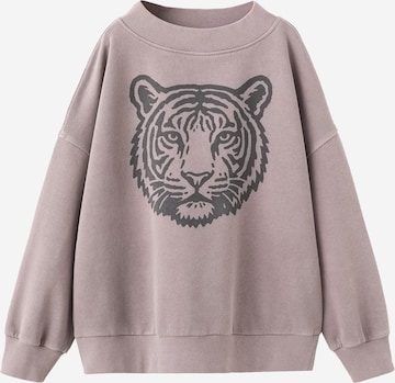 MANGO KIDSSweater majica - smeđa boja: prednji dio