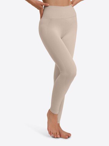 OCEANSAPART Skinny Sportbroek 'Sydney' in Beige