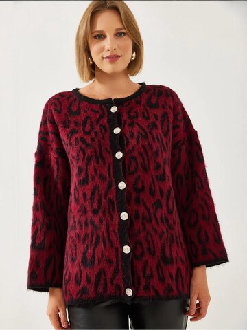 Bianco Lucci - Casaco de malha em vermelho