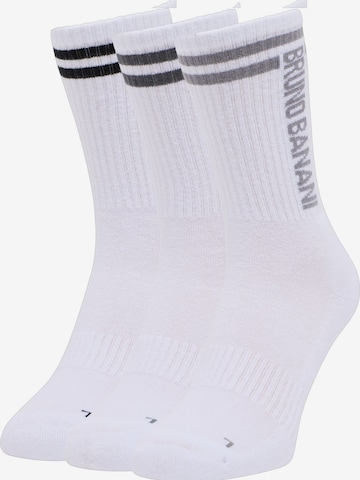 Bruno Banani Socks 'GALLAGHER' in White: front