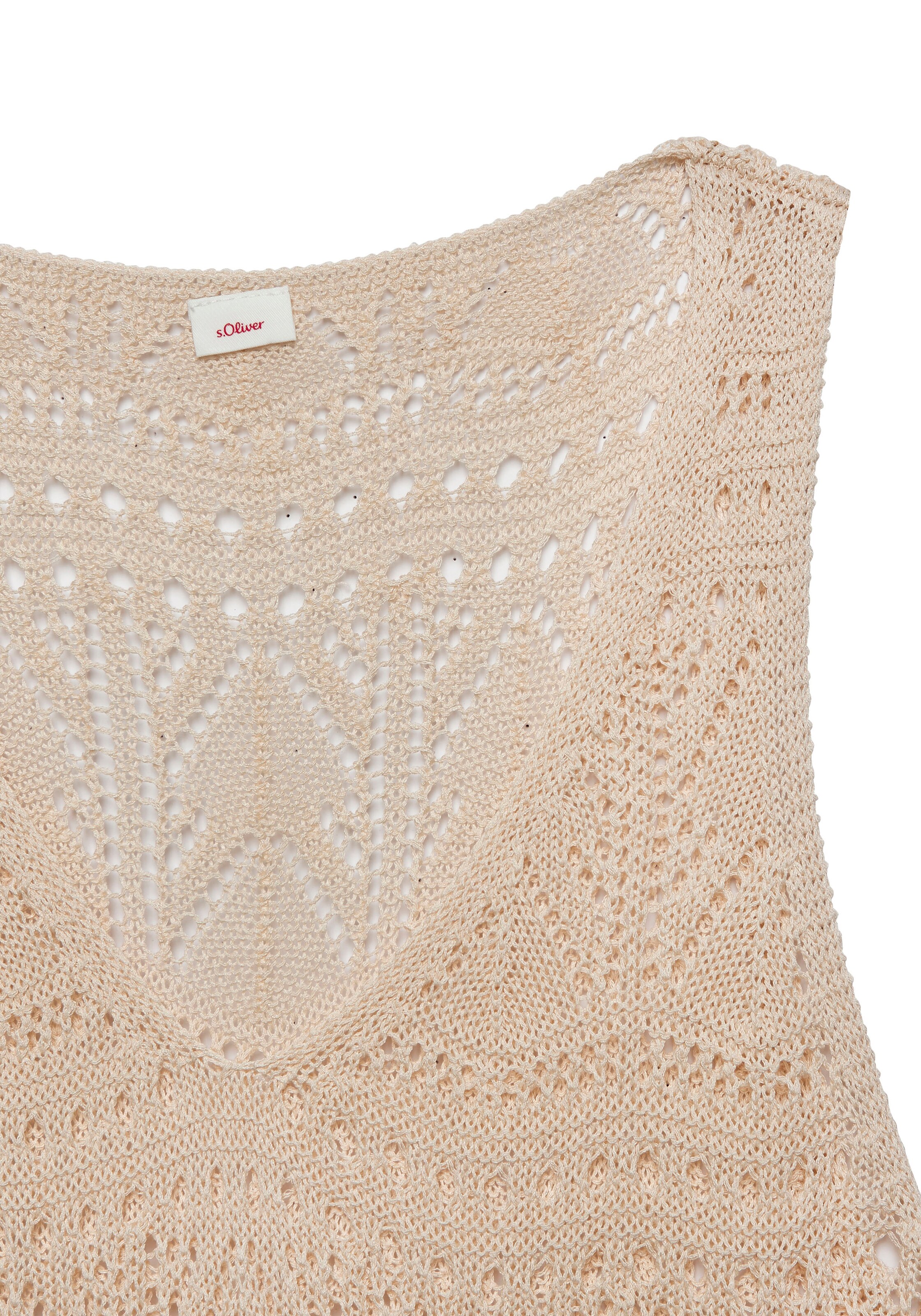 s.Oliver Knitted top in Beige