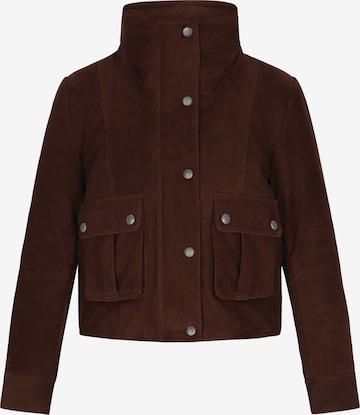 DreiMaster VintagePrijelazna jakna - smeđa boja: prednji dio
