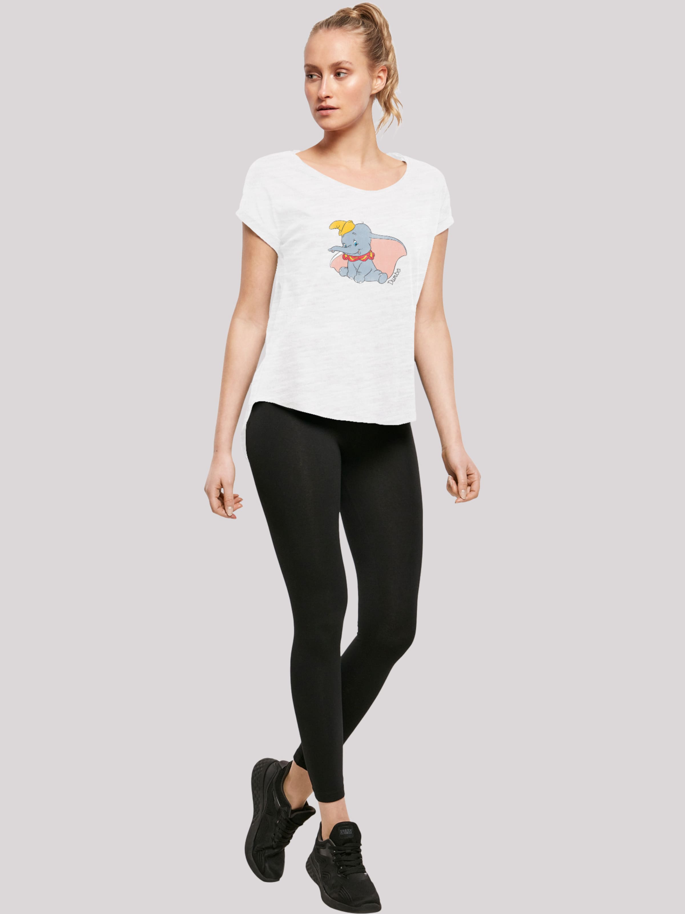 F4NT4STIC Shirt 'Disney Dumbo' in White | ABOUT YOU