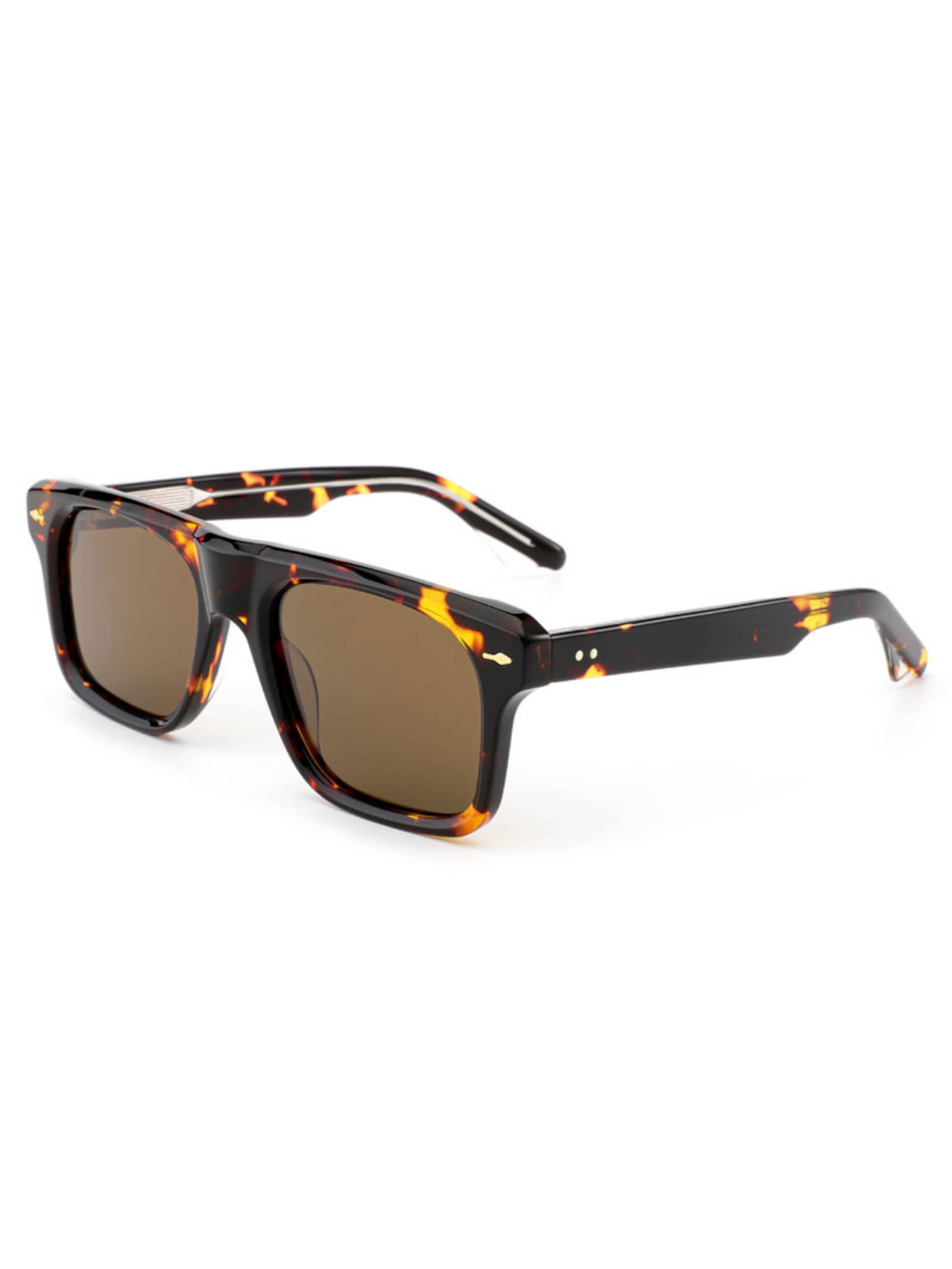 VEYREY Sonnenbrille 'Crawier'‌‌‌ in Braun: Vorderseite