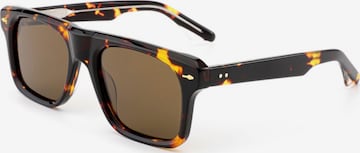 VEYREY Sonnenbrille 'Crawier' in Braun: Vorderseite