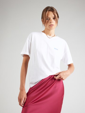 T-shirt 'Evi_1' BOSS en blanc : devant
