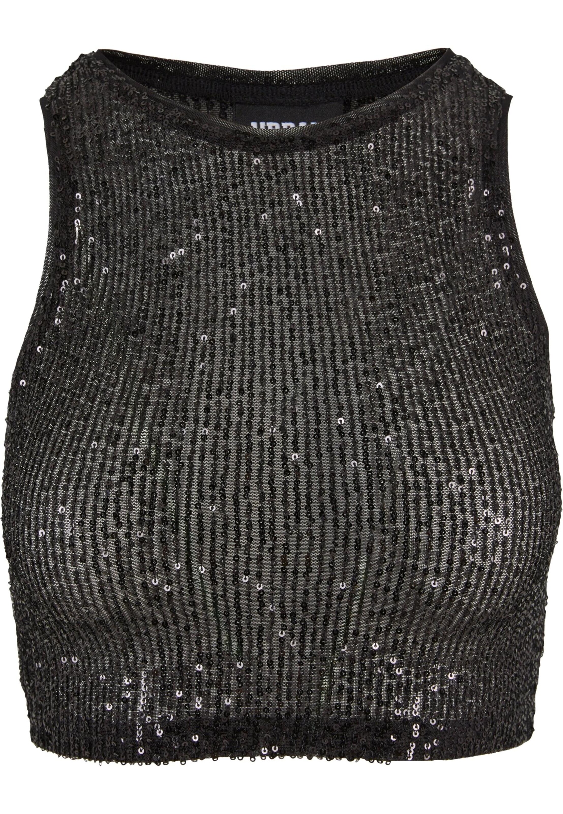 Urban Classics Top - Čierna: predná strana