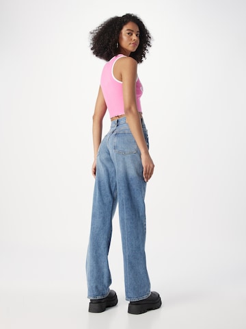 7 for all mankind Wide leg Jeans 'TESS' i blå