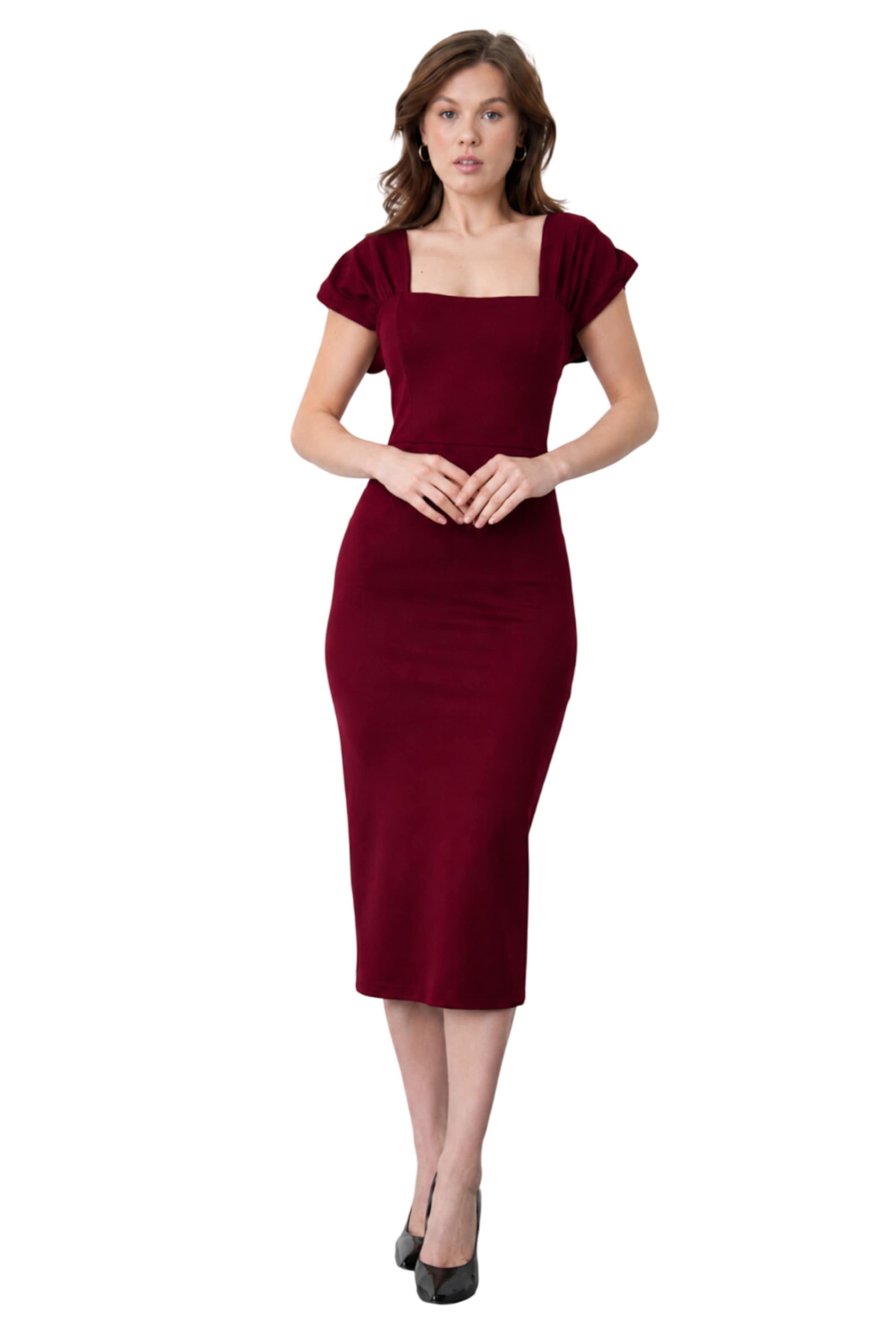 Robe WOMAN VISION en rouge : devant