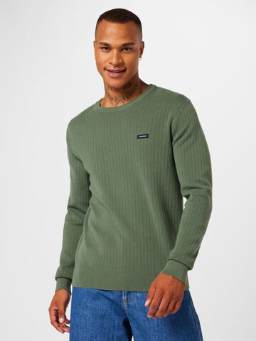 Calvin Klein Sweater in Green: front