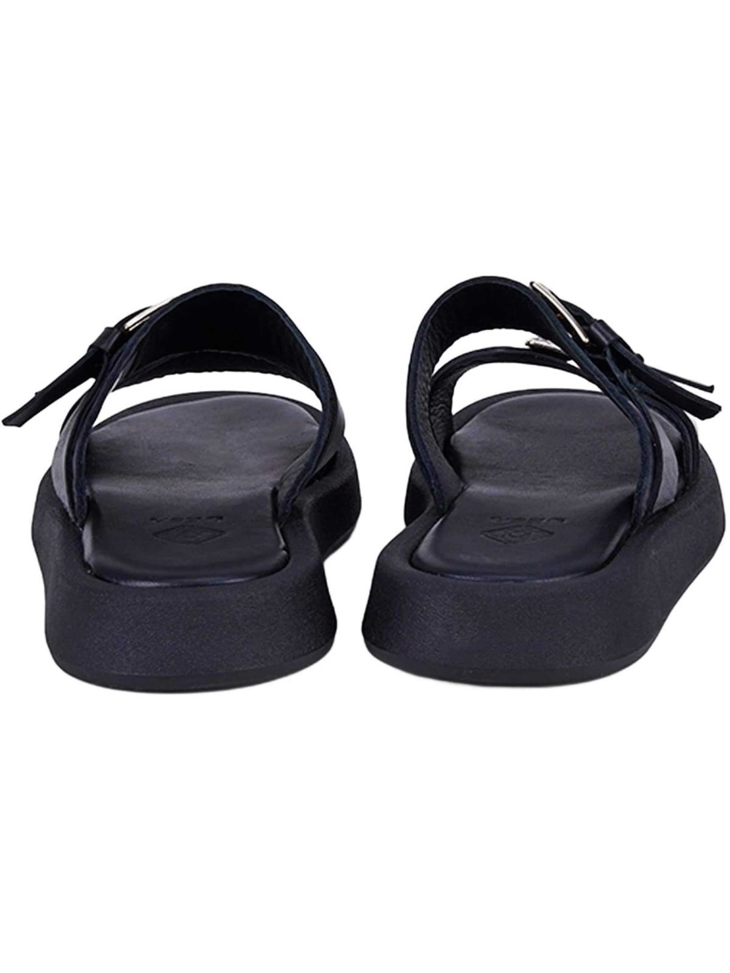 Pantoufle 'Folien' Desa en noir