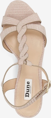 Dune LONDON Sandalen met riem 'KOALA' in Beige