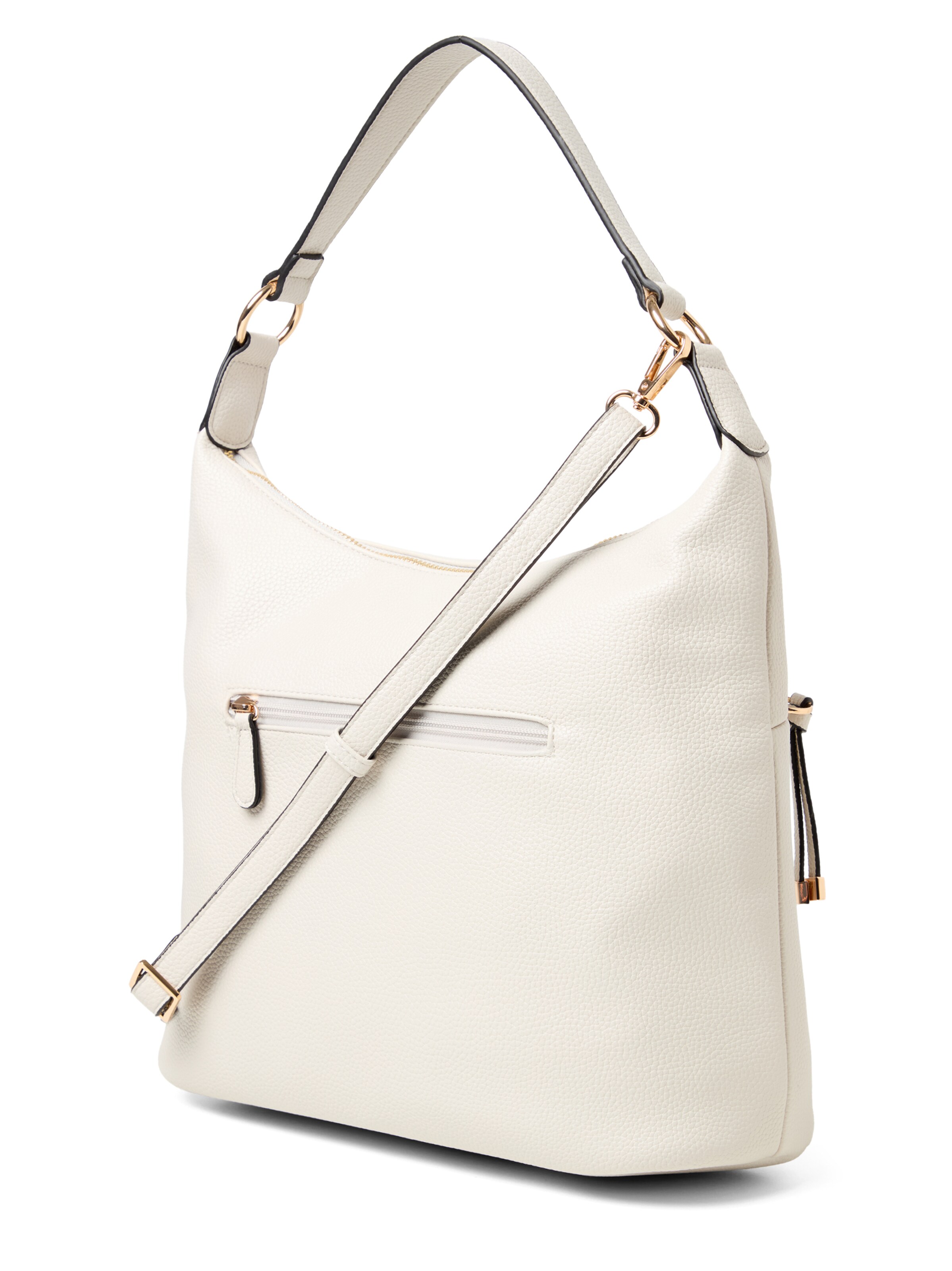 L.CREDI Shopper in White: front