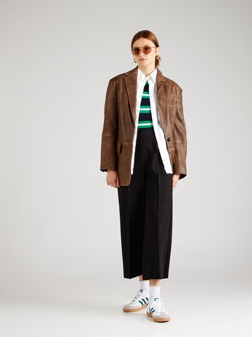 VERO MODA Wide leg Pleat-front trousers 'VMKAELYN' in Black