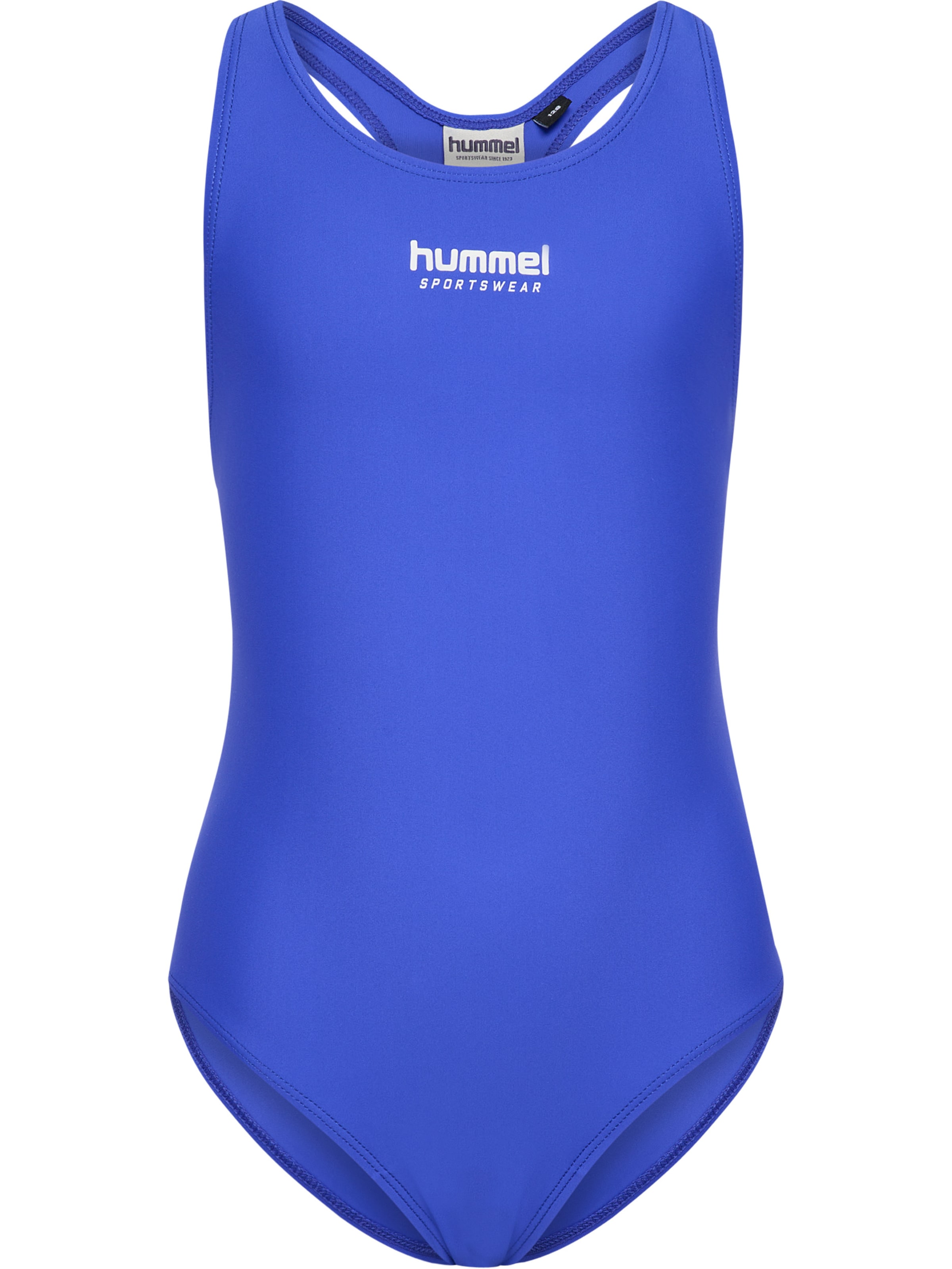 Hummel Swimsuit 'JR Solid' in Blue: front