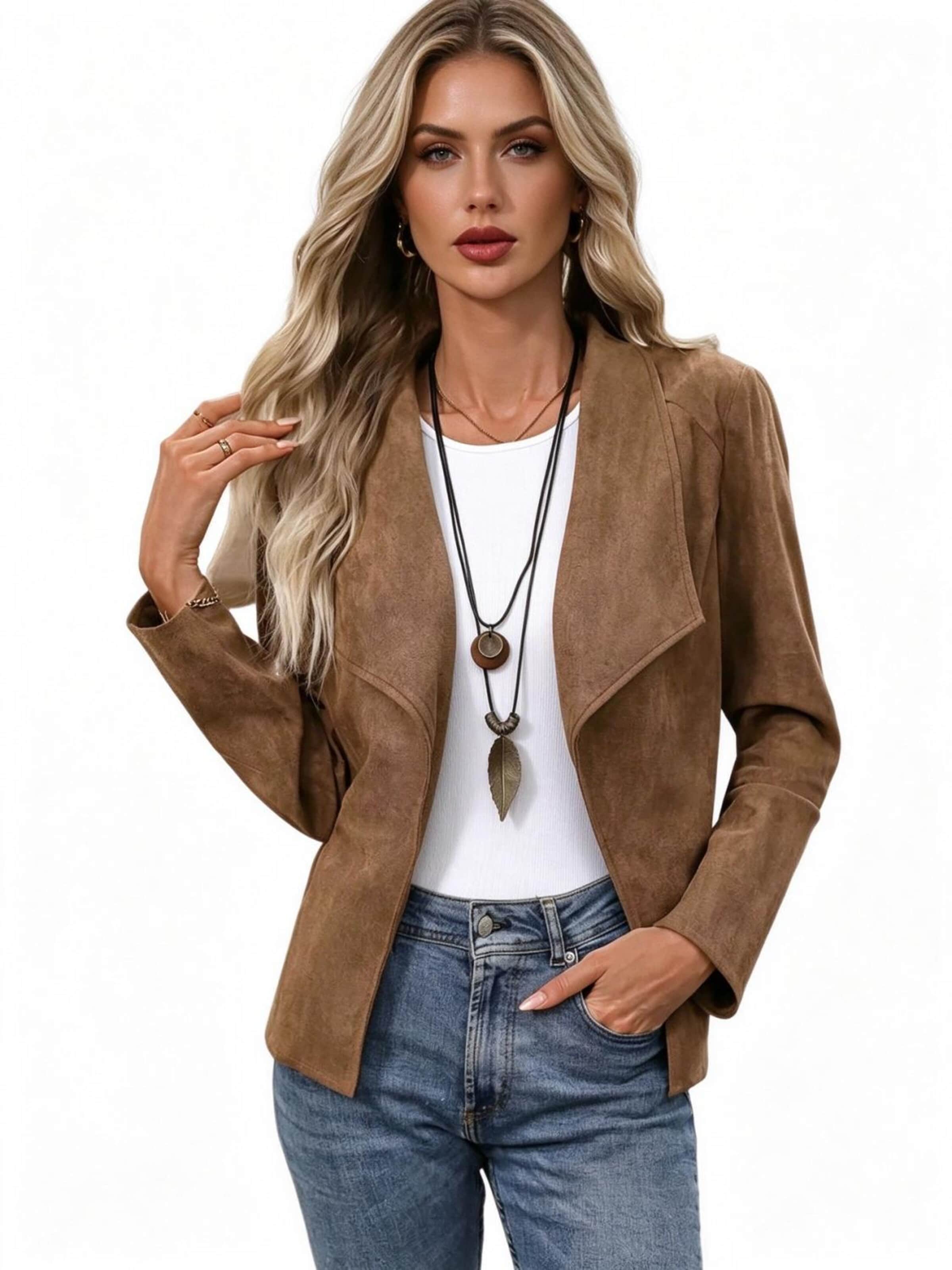 Yesfashion Blazer in Green: front