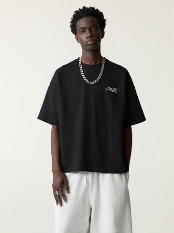 Pull&Bear T-Shirt 'BEINAL' in Schwarz