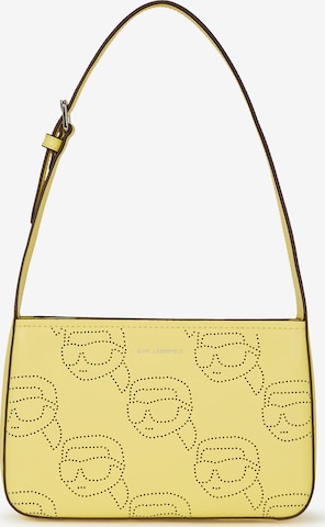 Karl Lagerfeld - Mala de ombro em amarelo: frente