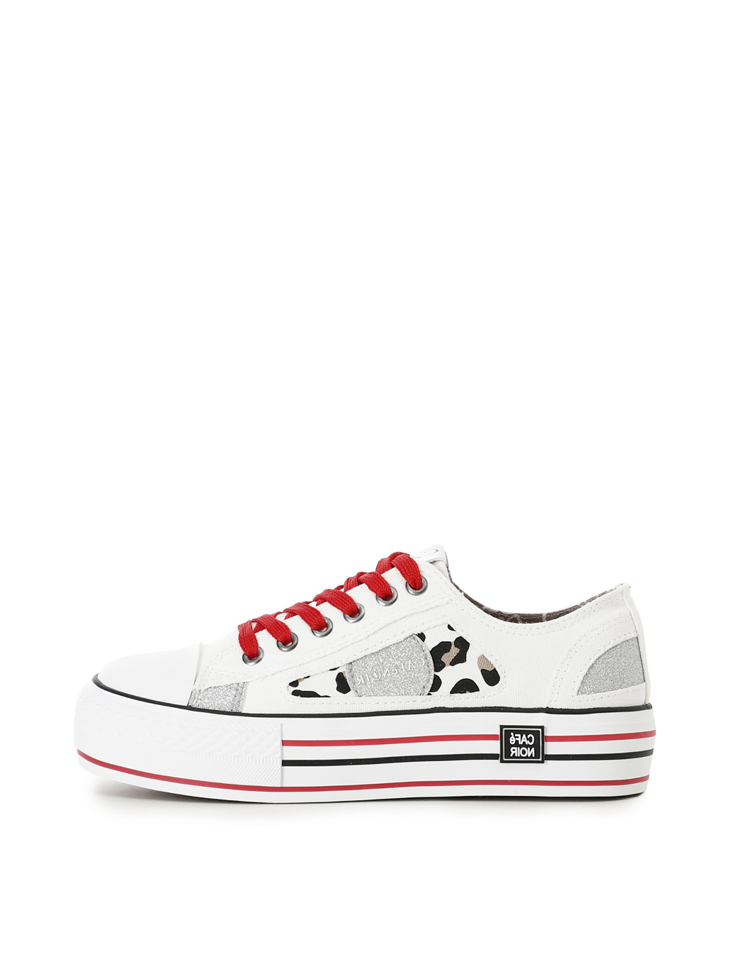 Sneaker bassa di CAFè NOIR in bianco: frontale