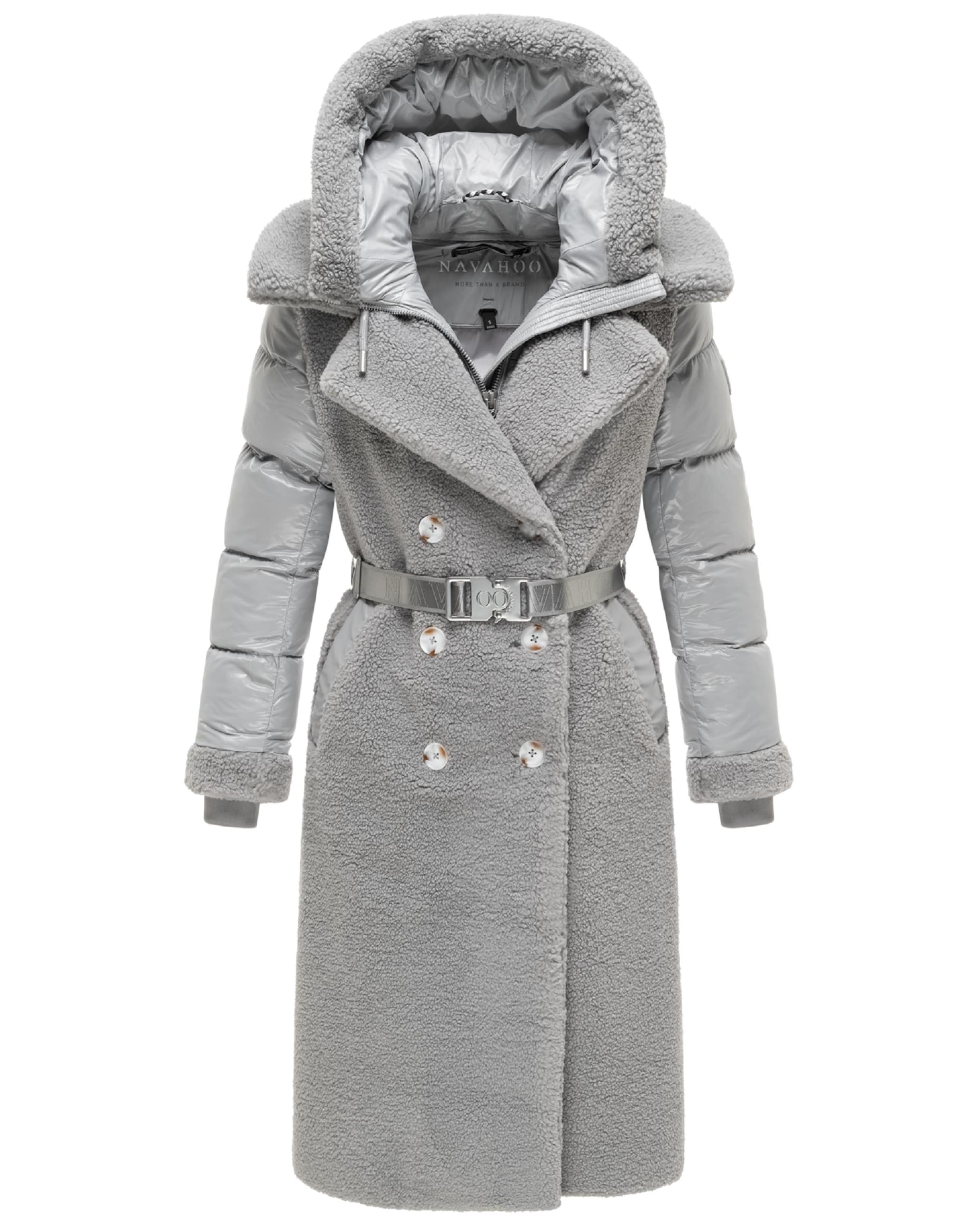 NAVAHOO Winter coat in Grey: front