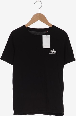 ALPHA INDUSTRIES Top & Shirt in XXS in Black: front