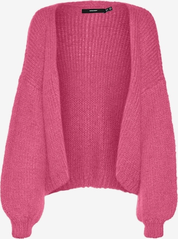 VERO MODA Gebreid vest 'MAYBE' in Roze: voorkant