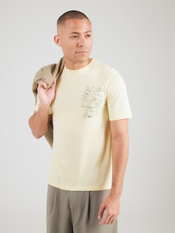 SCOTCH & SODA T-shirt i gul: framsida