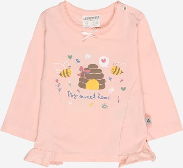 JACKY Shirt 'BEE HAPPY' in Pink: front