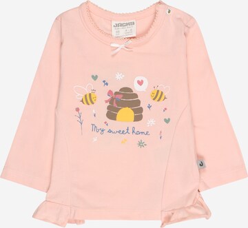 JACKY Shirt 'BEE HAPPY' in Pink: front