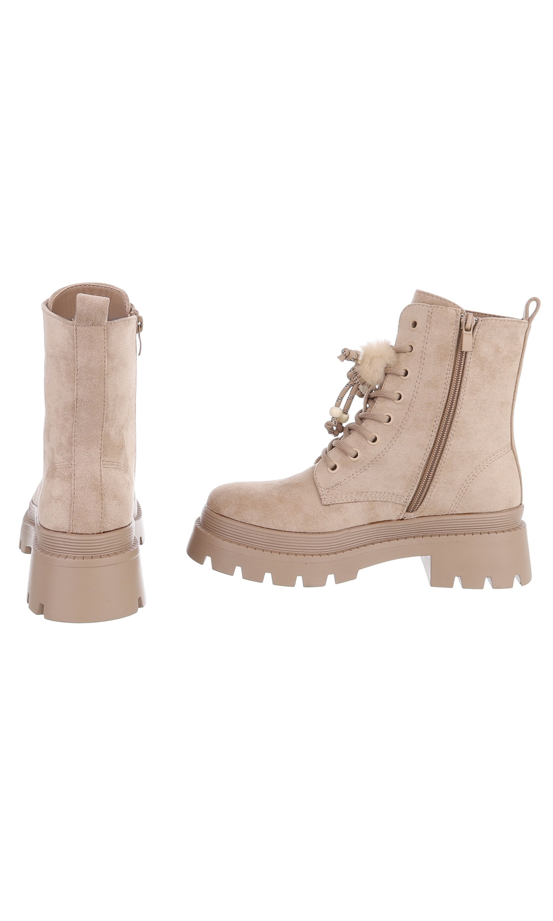Ital-Design Stiefelette in Braun