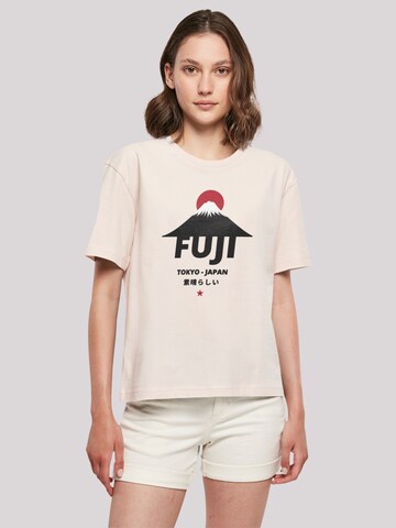 F4NT4STIC Shirt 'Fuji' in Roze: voorkant
