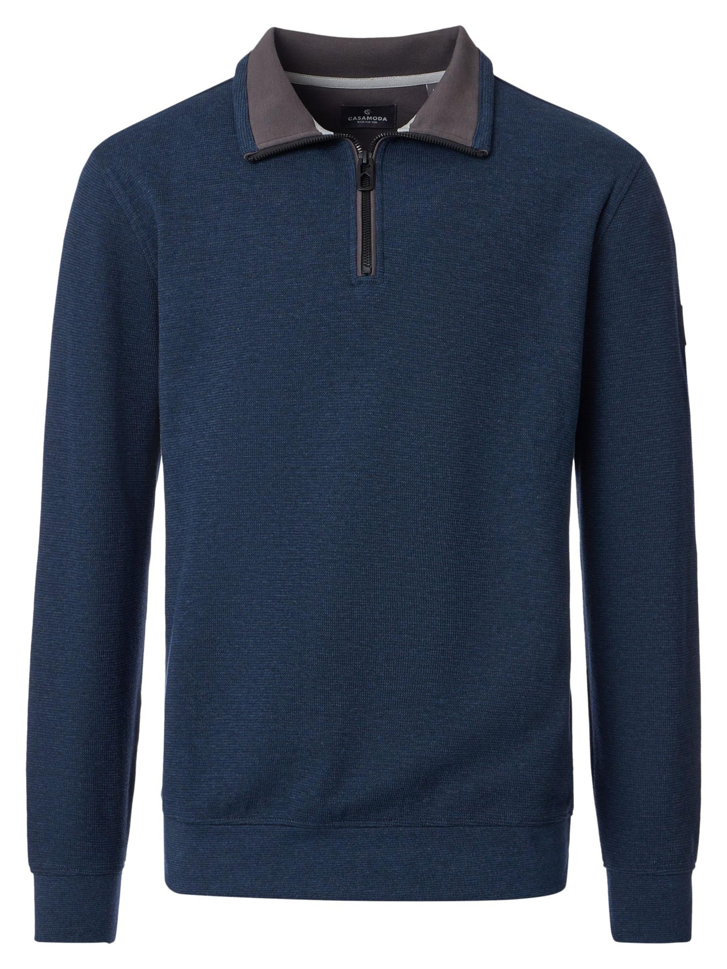 CASAMODA Sweatshirt 'Basic' in Blue: front