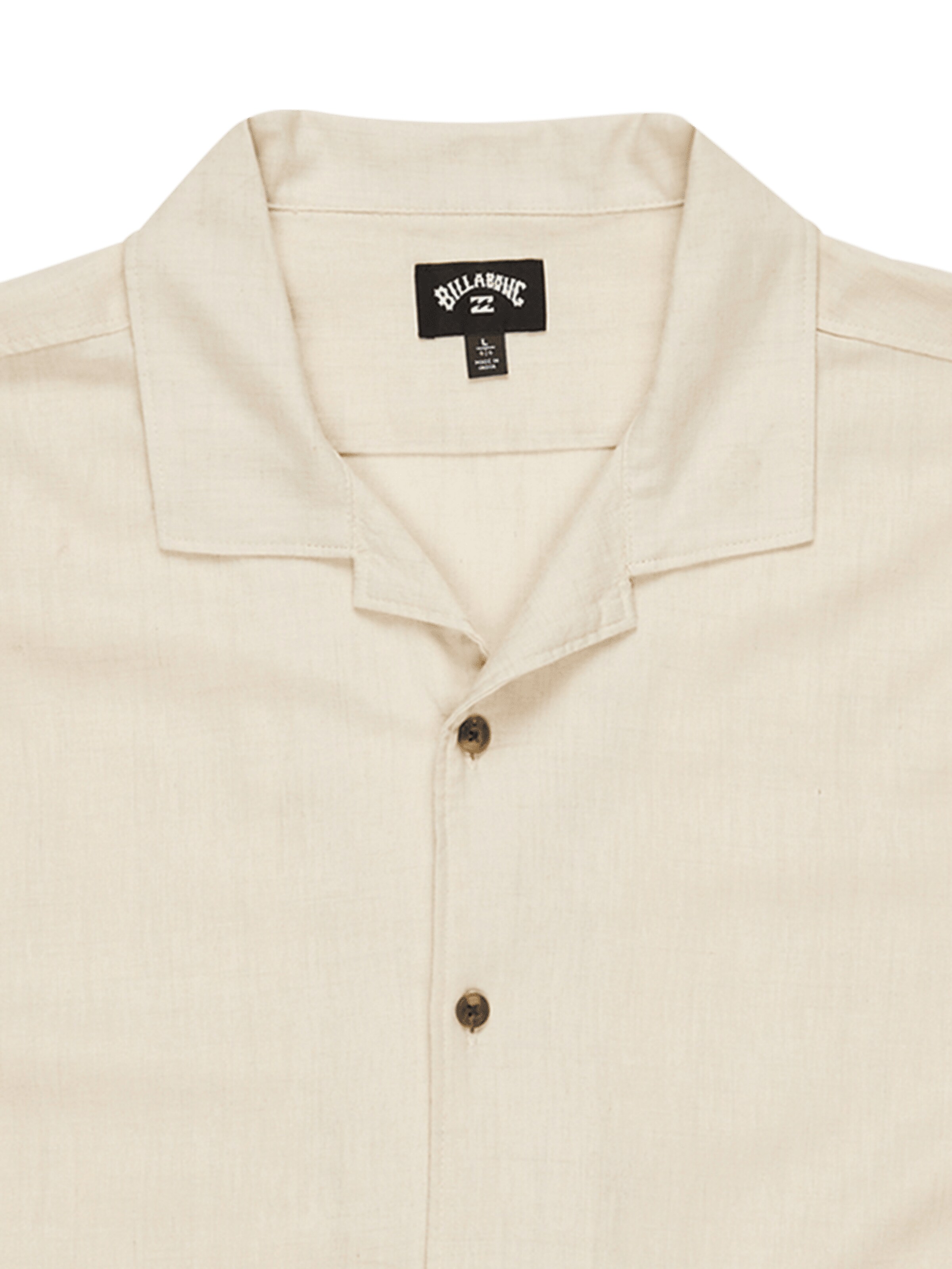 BILLABONG Regular fit Button Up Shirt 'Vacay Solid' in White