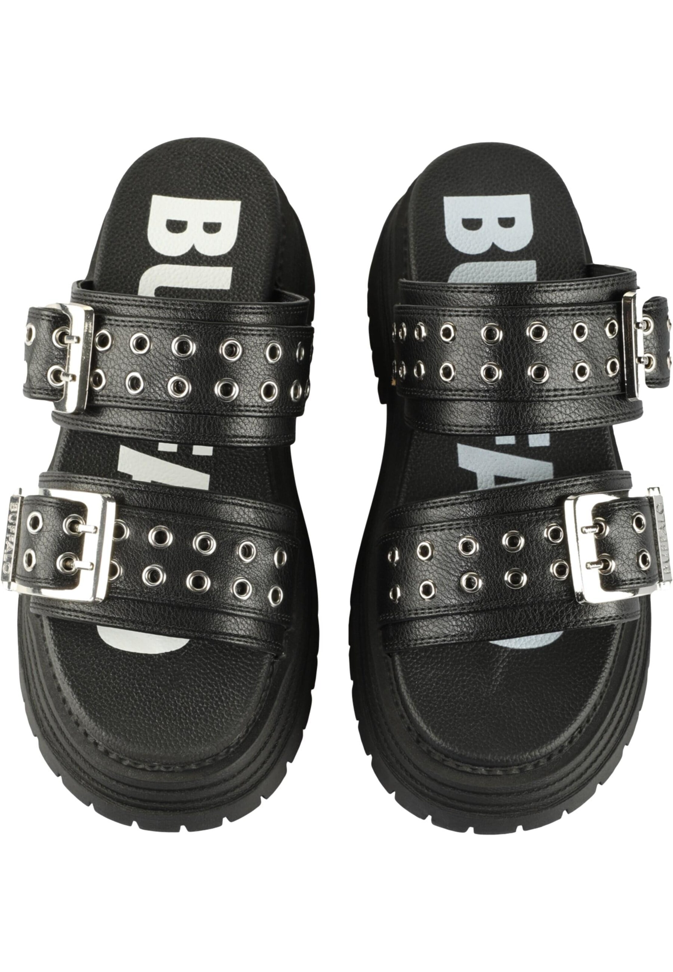 Saboți 'LENNOX' de la BUFFALO pe negru