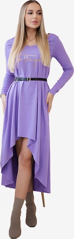 Lumera Kleid in Lila: Vorderseite