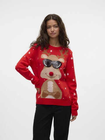 VERO MODA Trui in Rood: voorkant