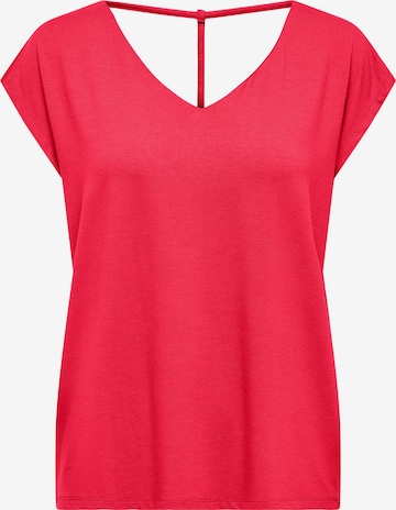 ONLY - Camiseta 'ADDY' en rojo: frente