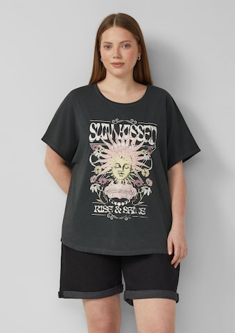QS Shirt in Black: front