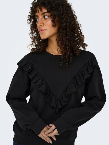ONLY Sweatshirt 'ONLELY' in Black
