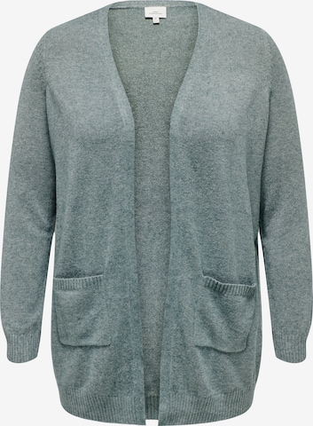 ONLY Carmakoma - Cárdigan 'CAREsly' en verde: frente