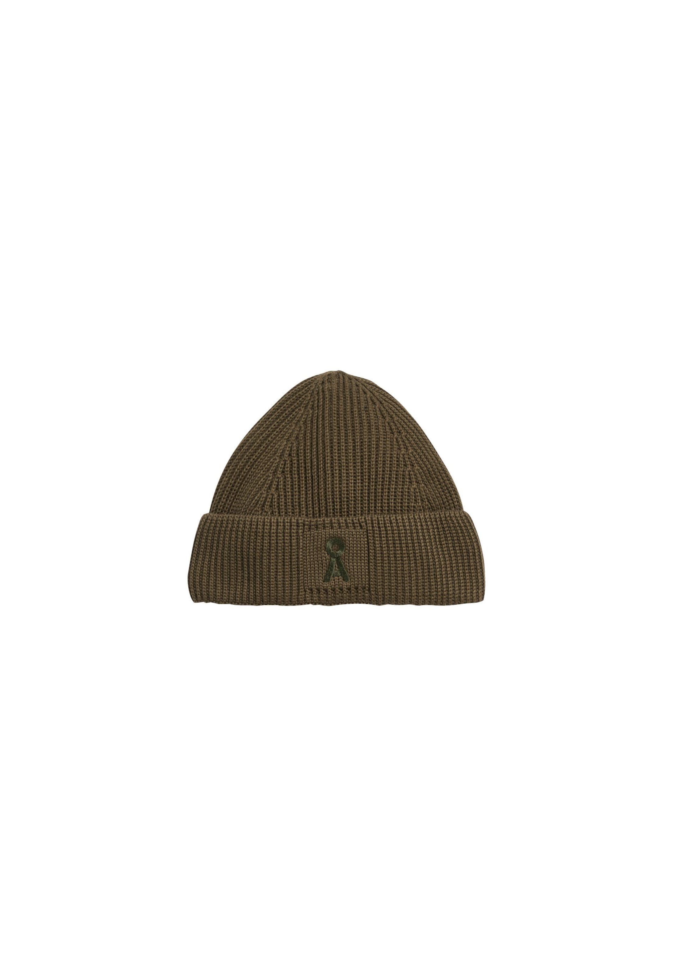 ARMEDANGELS Beanie in Green: front