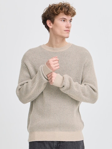 Casual Friday Strickpullover in Beige