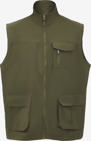 NOWLES Bodywarmer in Groen: voorkant