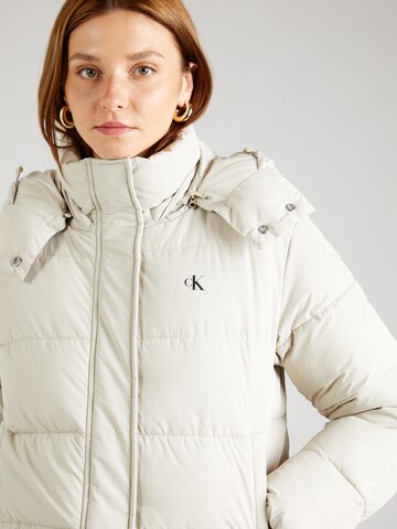 Calvin Klein Jeans Between-season jacket 'MATTE' in Beige