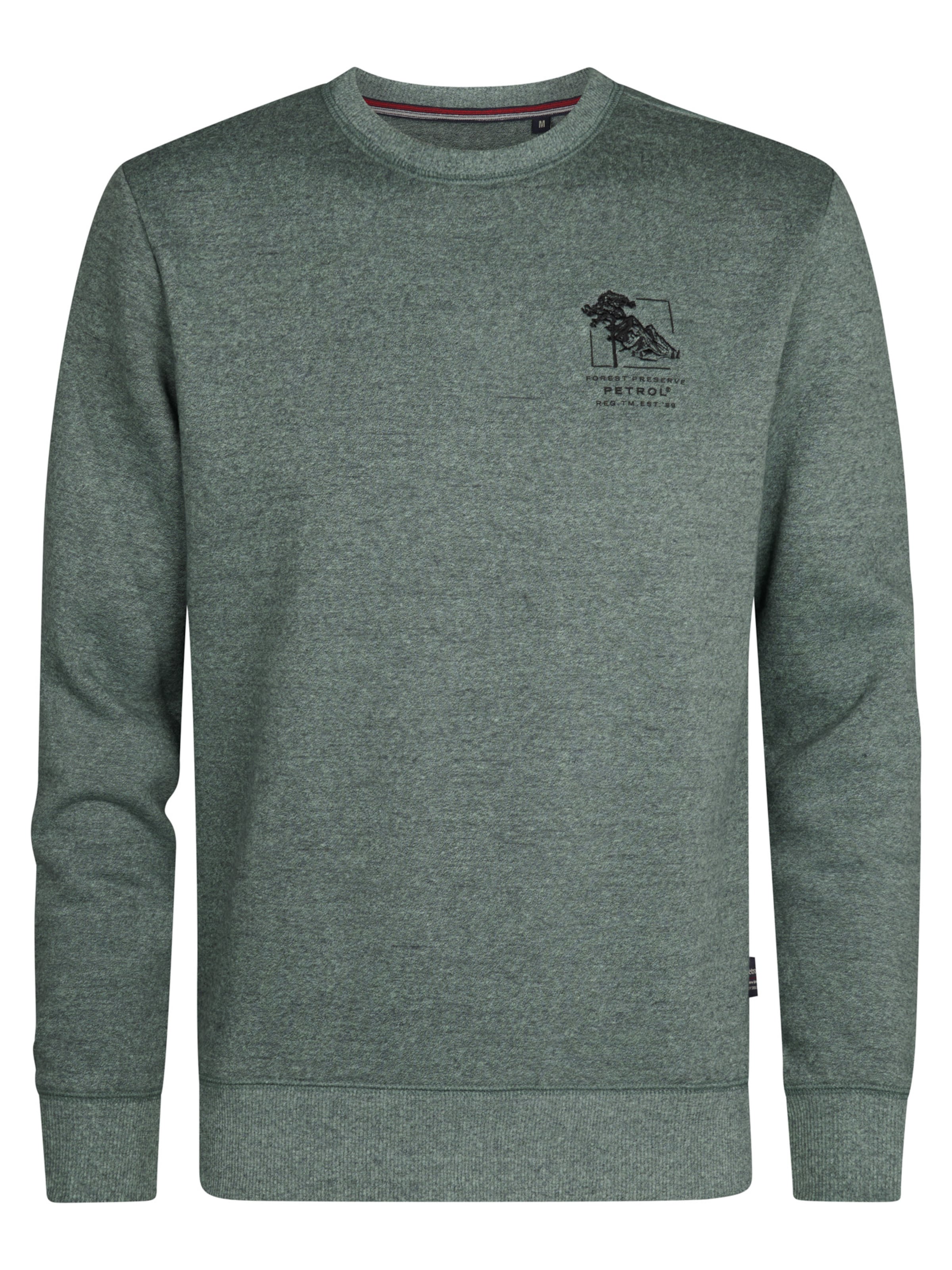 Petrol Industries Sweatshirt 'Telluride' in Green: front