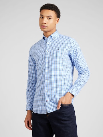 TOMMY HILFIGER Slim Fit Hemd in Blau: predná strana