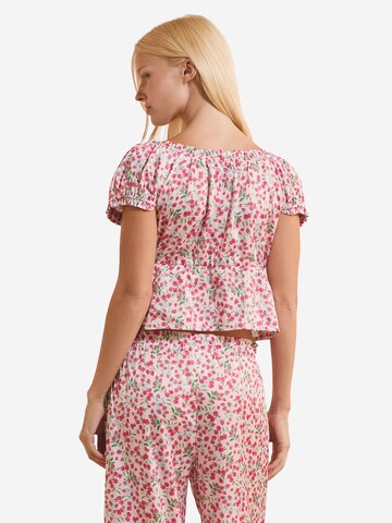 Camicia da notte 'Feuilline' di ETAM in rosa