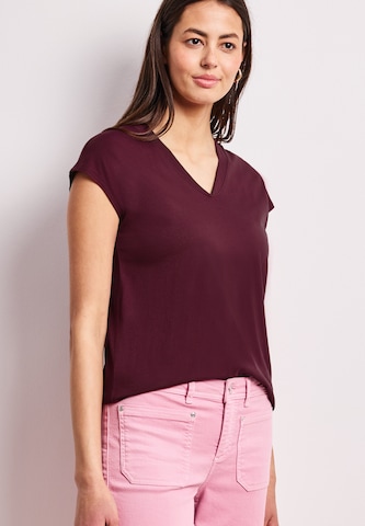 STREET ONE Shirt in Red: front